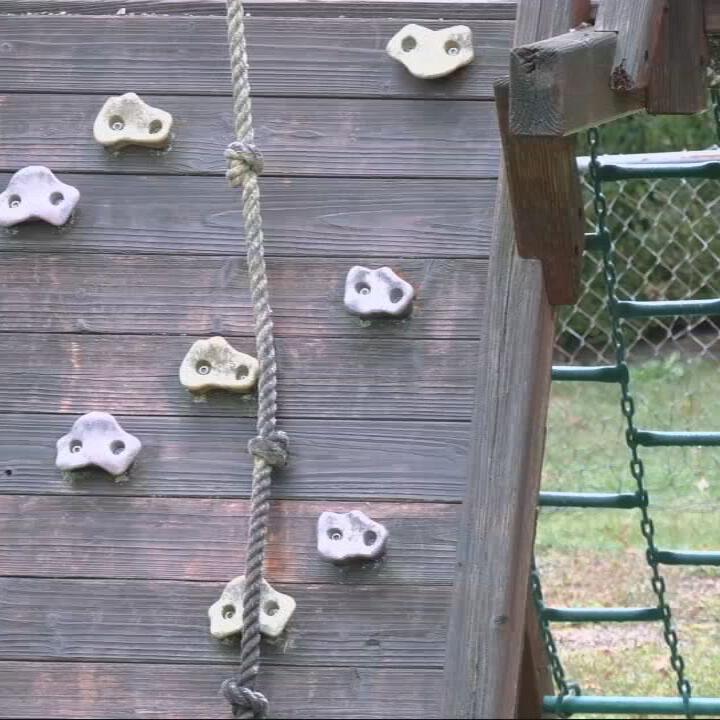 Climbing wall at St. Joseph Children's Home